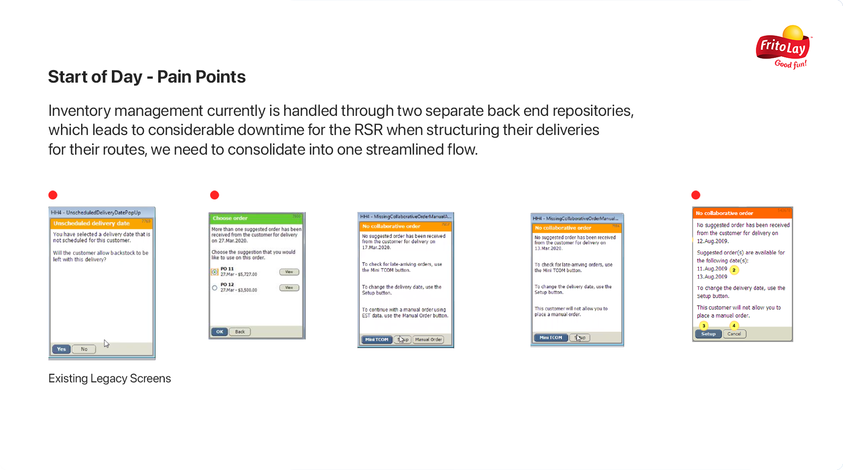 A user persona card for a Route Sales Representative.